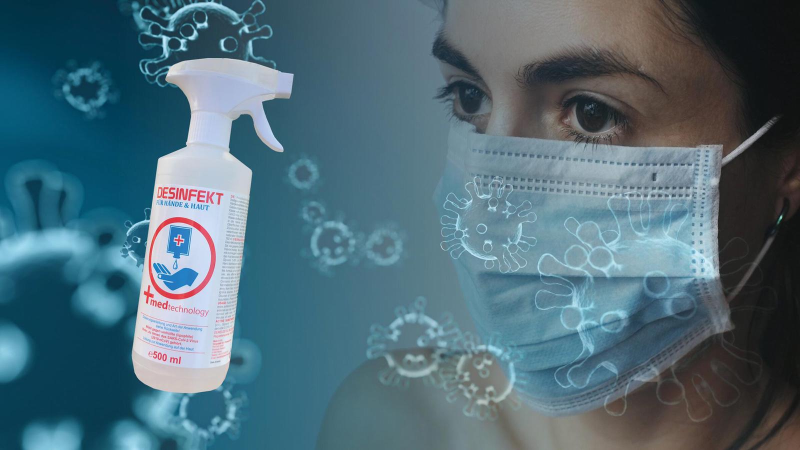 caredesinfekt.de: Desinfektionsmittel, Desinfektionstücher, Einweg Mundschutzmasken, FFP2 Masken, FFP3 Masken